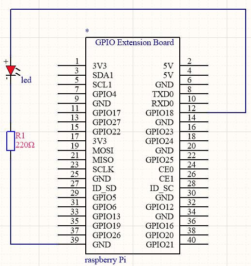 LED Schematic Diagram
