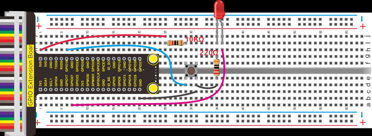 Button LED Wiring Diagram