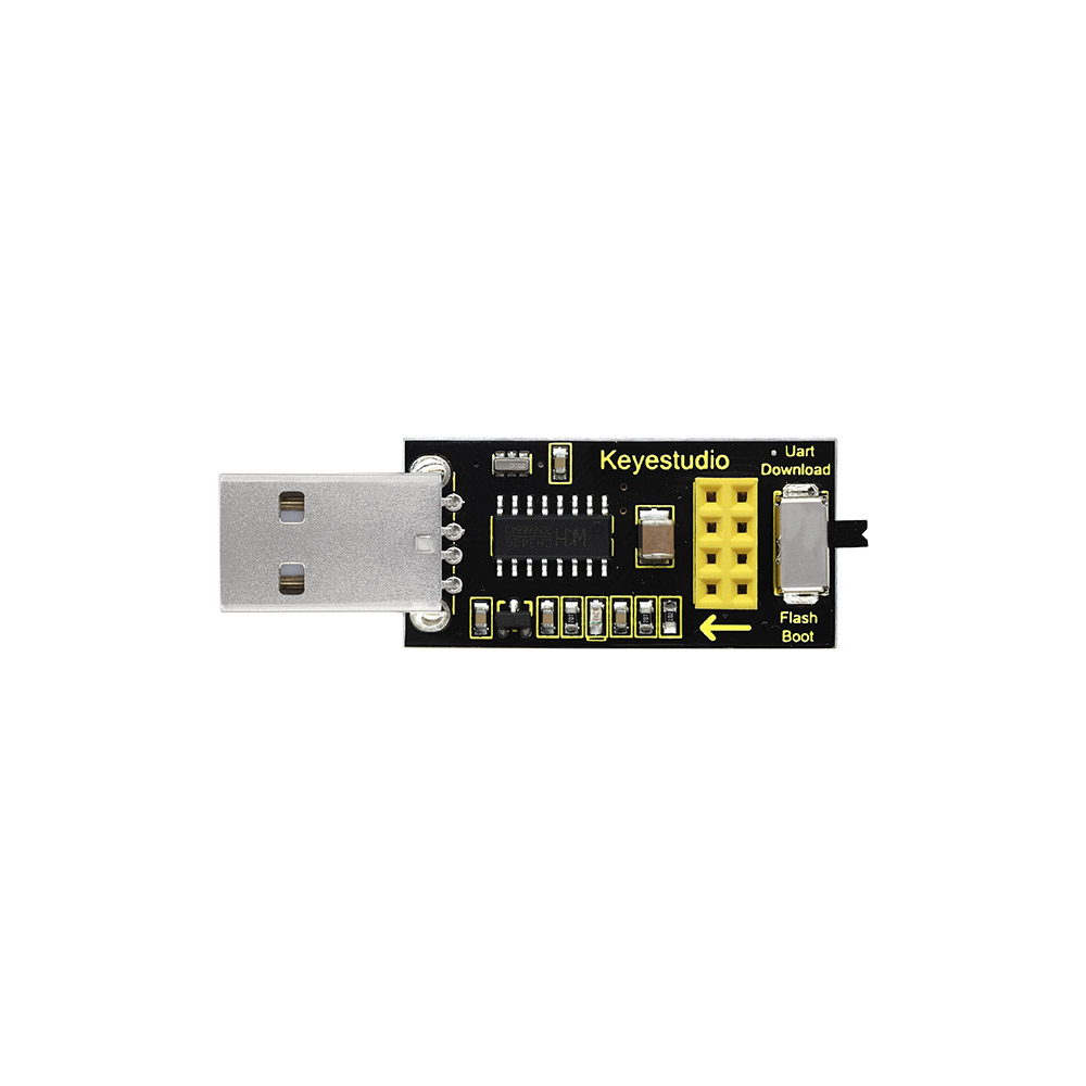 KS0388 Keyestudio USB转ESP-01S WIFI模块串口测试扩展板_0002_图层 1